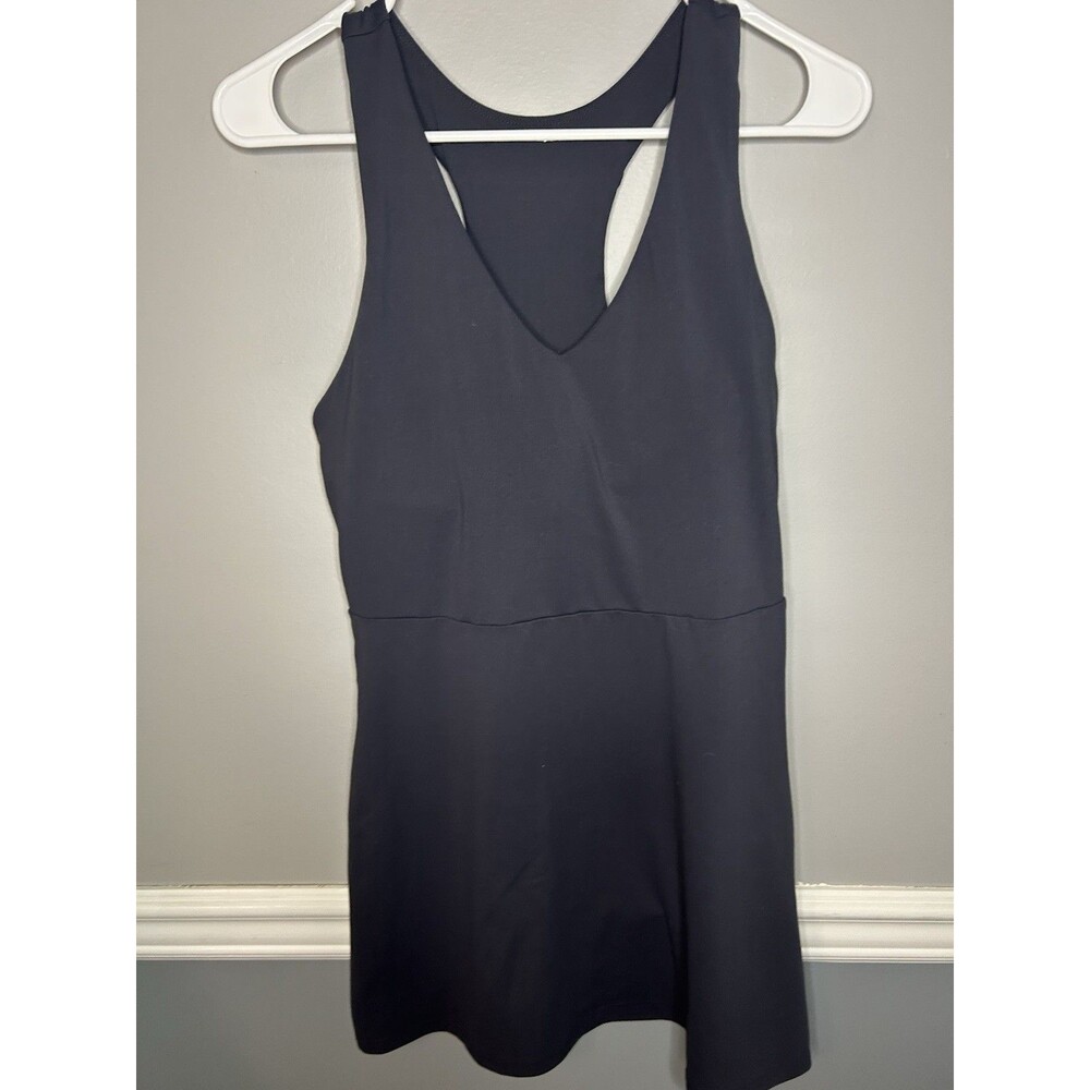 Fabletics On-The-Go Dress Medium (8/10) Tennis Pickleball Dark Gray Pewter